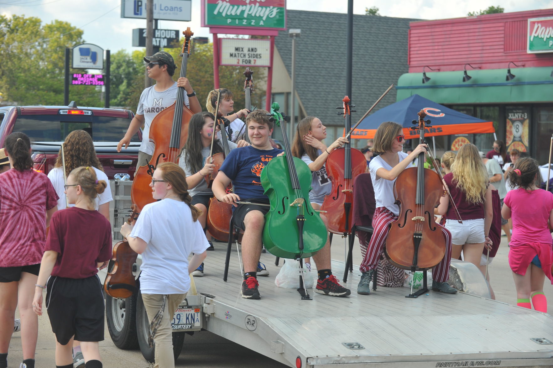 Moline High School Homecoming parade